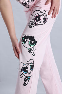 Zivame Power Puff Knit Cotton Loungewear Set - Barely Pink — thumbnail 9